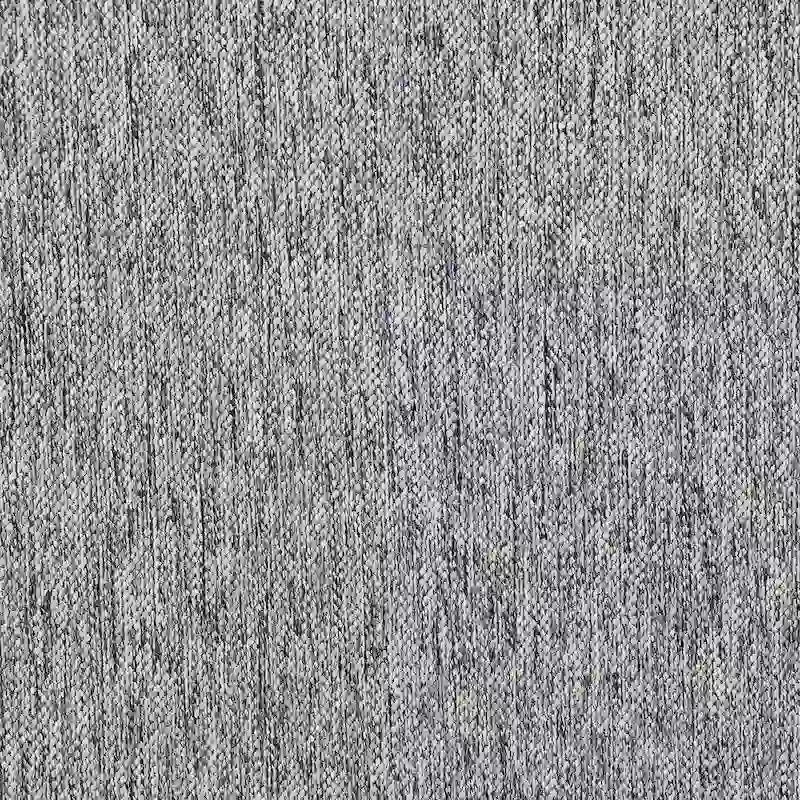 Divano componibile a L in lino grigio con reclinabili elettrici e USB
