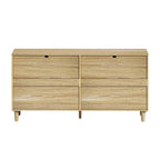 Cassettiera in rattan con cassetti per camera da letto