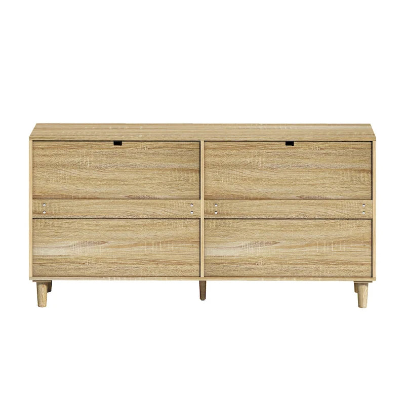 Cassettiera in rattan con cassetti per camera da letto