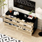 Cassettiera in rattan con cassetti per camera da letto