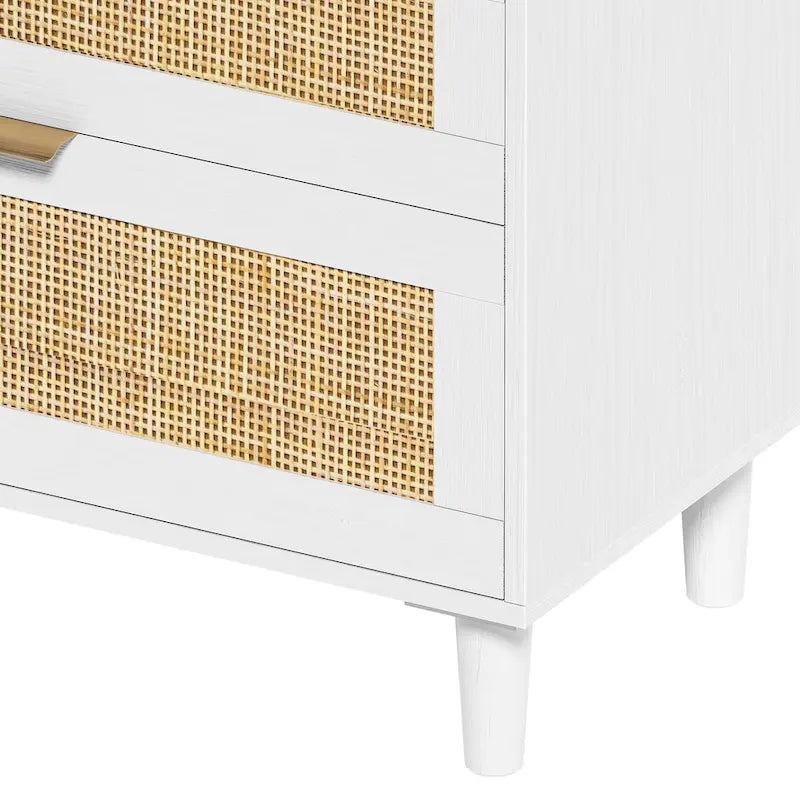 Cassettiera in rattan con cassetti per camera da letto