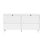 Cassettiera in rattan con cassetti per camera da letto