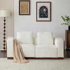  2 Seater Beige 74 Width Modular Sofa