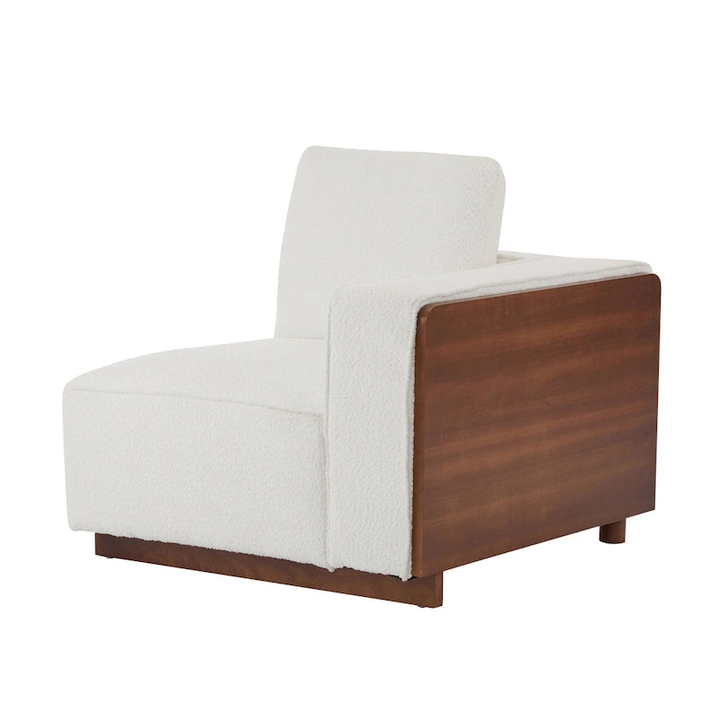 Divano modulare 2 posti beige larghezza 74