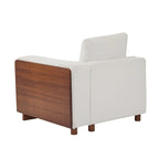 Divano modulare 2 posti beige larghezza 74