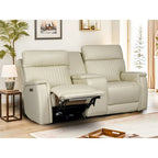 73 Leather Zero Gravity Power Reclining Loveseat with Power Headrest and Power Lumbar,USB&USB-C Port
