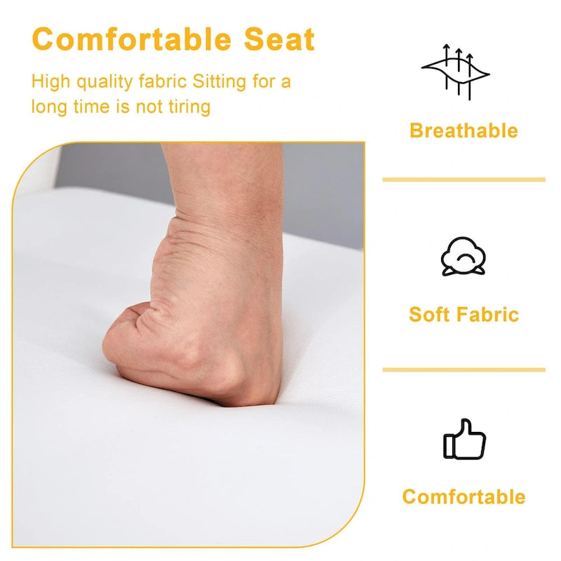 Set di sedie da pranzo in PU, sedie da pranzo nere dal design unico, materiale in PU, abbinate a gambe in metallo dorato (set da 4)