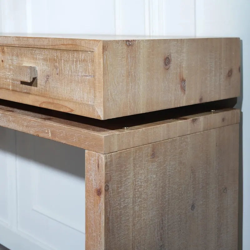 Tavolo da ingresso da 47 pollici con cassetti, Consolle in legno per ingresso, corridoio, atrio, ufficio