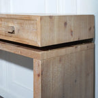 Tavolo da ingresso da 47 pollici con cassetti, Consolle in legno per ingresso, corridoio, atrio, ufficio