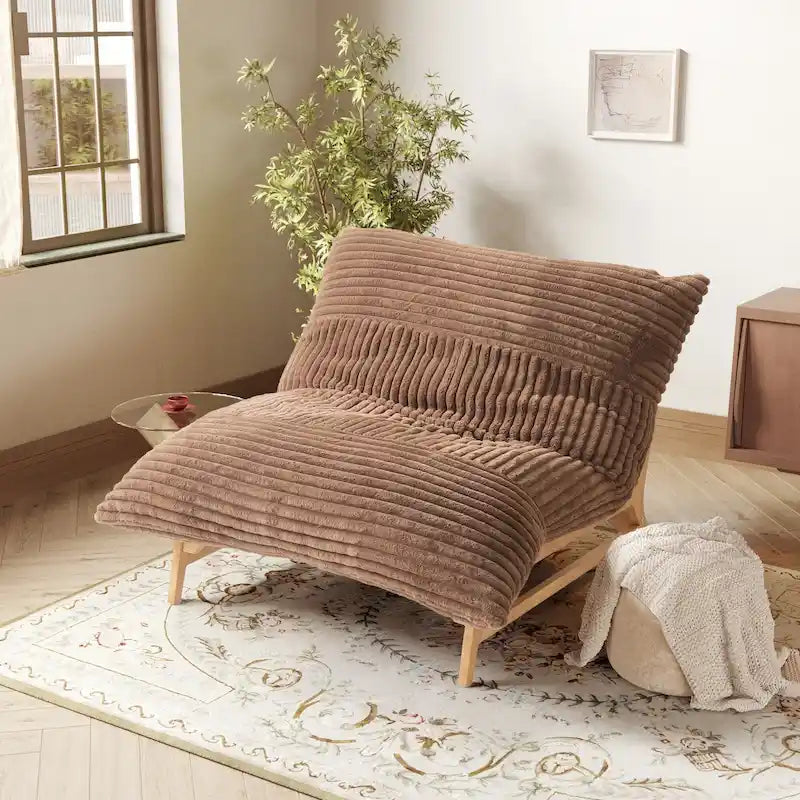 Poltrona sacco grande, sedia moderna per il tempo libero, comodo divano letto, poltrona lounge per soggiorno e camera da letto