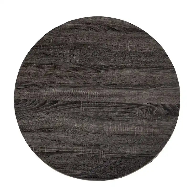 Set di 2 tavolini da caffè rotondi a specchio nidificati per soggiorno - 32 x 32 x 17