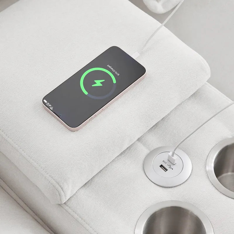 Divano componibile a U moderno Cloud, divano letto convertibile