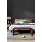 Panca moderna nuova in tessuto Boucle, poggiapiedi, sgabello da camera da letto, panca per scarpe con gambe in metallo dorato