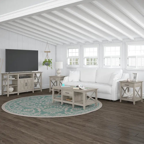 4-piece TV Stand and Table Set