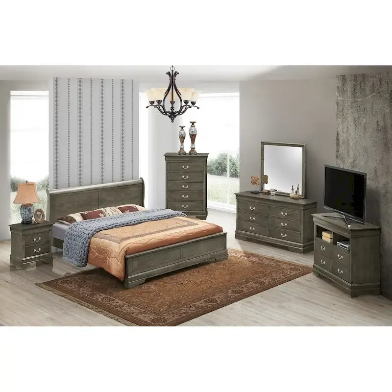 Letto a pannelli King Wood