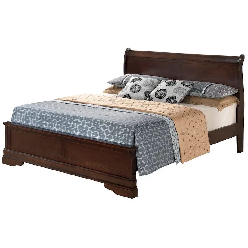 Letto a pannelli King Wood