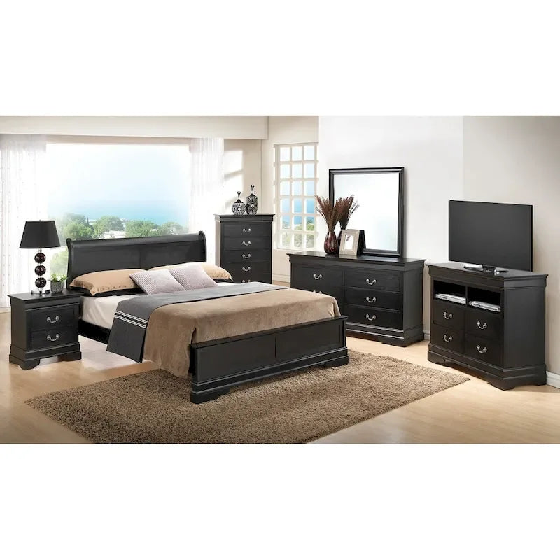 Letto a pannelli King Wood