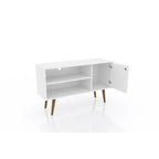 Mobile consolle multimediale Mid-Century Modern con contenitore