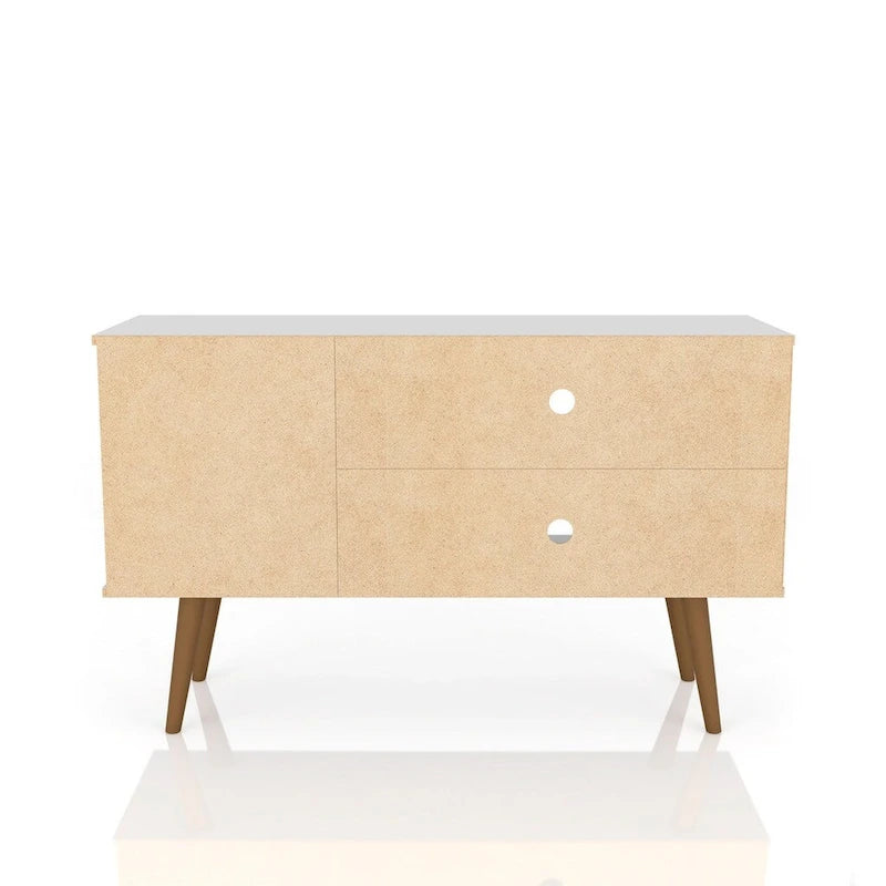 Mobile consolle multimediale Mid-Century Modern con contenitore