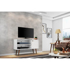 Mobile consolle multimediale Mid-Century Modern con contenitore
