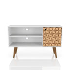 Mobile consolle multimediale Mid-Century Modern con contenitore