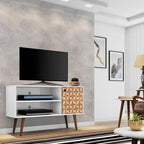 Mobile consolle multimediale Mid-Century Modern con contenitore