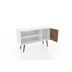 Mobile consolle multimediale Mid-Century Modern con contenitore