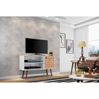 Mobile consolle multimediale Mid-Century Modern con contenitore