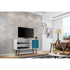 Mobile consolle multimediale Mid-Century Modern con contenitore