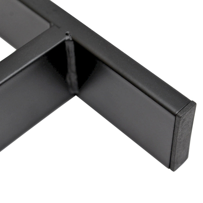 Gambe da tavolo resistenti in tubo quadrato tipo H, altezza 16, per mobili