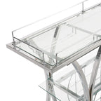 Industrial Bar Cart Kitchen Bar&Serving Cart for Home with Wheels