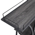 Carrello Bar Industriale Carrello Bar e Servizio da Cucina per la Casa con Ruote