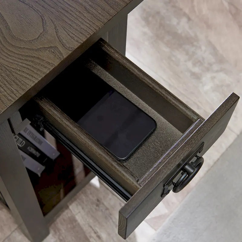 Comodino di transizione impeccabile con 1 cassetto