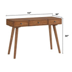 Toeletta/scrivania a 2 cassetti Mid-Century Modern 44