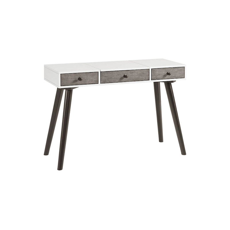 Toeletta/scrivania a 2 cassetti Mid-Century Modern 44