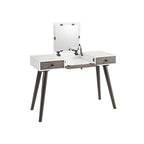 Toeletta/scrivania a 2 cassetti Mid-Century Modern 44