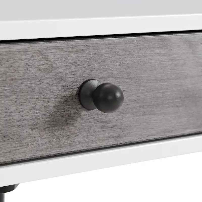 Toeletta/scrivania a 2 cassetti Mid-Century Modern 44