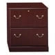 Scrivania direzionale Saratoga, schedario alto e due librerie a 5 ripiani in Harvest Cherry
