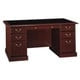Scrivania direzionale Saratoga, schedario alto e due librerie a 5 ripiani in Harvest Cherry