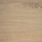 Sedia da pranzo in legno marrone chiaro con struttura in ferro (set da 2) - 20,0L x 18,0P x 5,5H