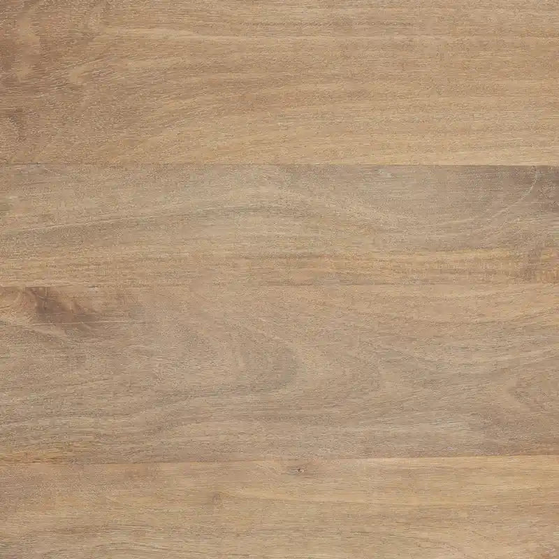 Sedia da pranzo in legno marrone chiaro con struttura in ferro (set da 2) - 20,0L x 18,0P x 5,5H