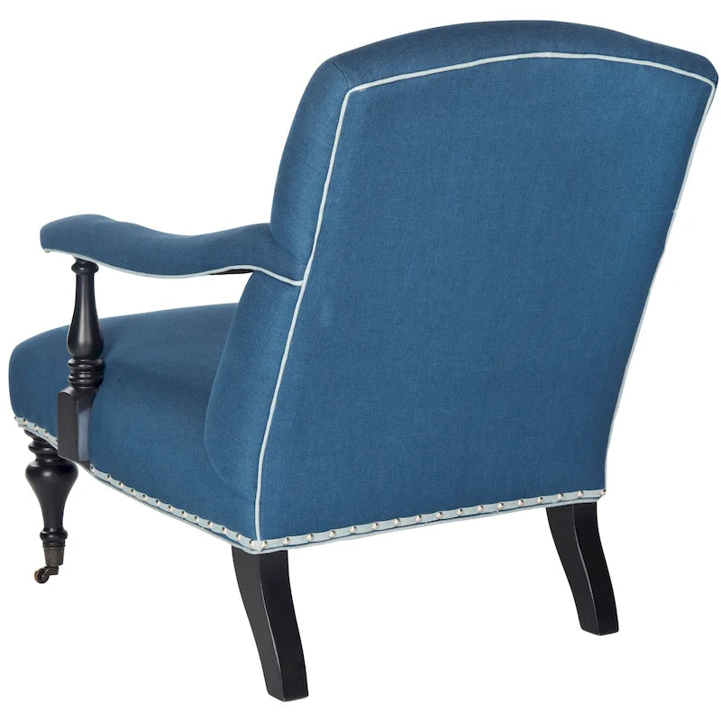 Poltrona in acciaio blu - 27,6 x 36,8 x 35 - 28Lx37Px35A