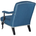 Poltrona in acciaio blu - 27,6 x 36,8 x 35 - 28Lx37Px35A