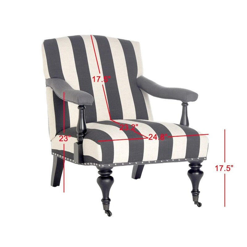 Poltrona in acciaio blu - 27,6 x 36,8 x 35 - 28Lx37Px35A