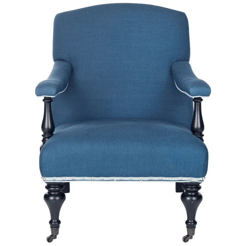 Poltrona in acciaio blu - 27,6 x 36,8 x 35 - 28Lx37Px35A