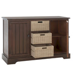 Consolle con 2 Cassetti e 3 Cesti Rimovibili - 101,1 L x 31,7 P x 74,9 A cm
