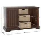 Consolle con 2 Cassetti e 3 Cesti Rimovibili - 101,1 L x 31,7 P x 74,9 A cm