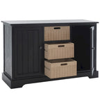 Consolle con 2 Cassetti e 3 Cesti Rimovibili - 101,1 L x 31,7 P x 74,9 A cm