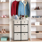 6 Cube Storage Organizer for Bedroom, Dorm, Playroom, Hallyway