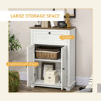 Credenza da cucina con ante, cassetto e ripiano regolabile
